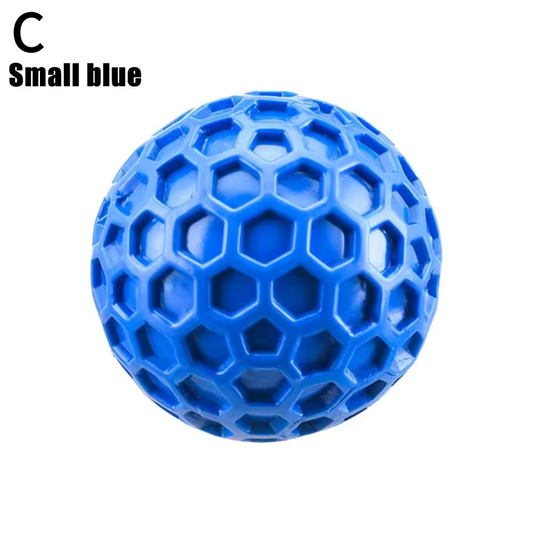 Squeaky Dog Ball Interactive Chew Toy for Aggressive Chewers Large Breeds Anxiety Relief Teeth Cleaning Outdoor Waterproof Toy