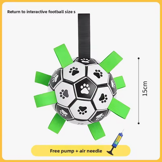 Interactive Dog Football Toy Soccer Ball Inflated Training Toy for Dogs Outdoor Border Collie Balls For Large Dogs Pet Supplies