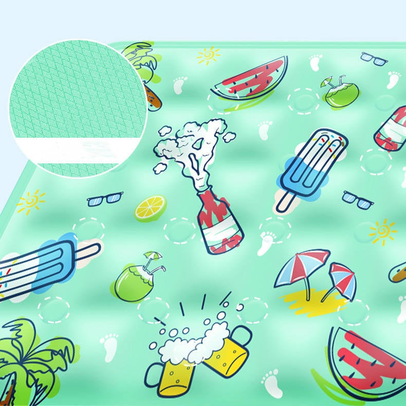 Washable Non-Slip Cooling Pet Mat for Summer