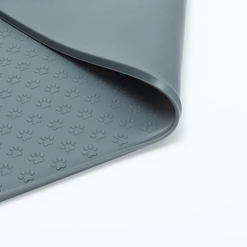 Pet Placemat for Dog and Cat,Mat for Prevent Food and Water Overflow