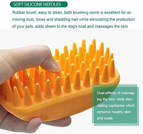 Pet Silicone Shampoo Brush