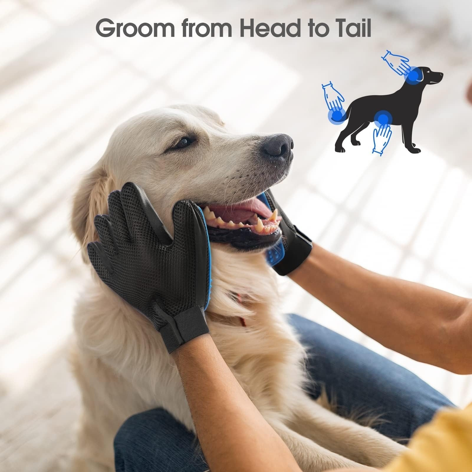 Efficient Pet Hair Remover Gloves