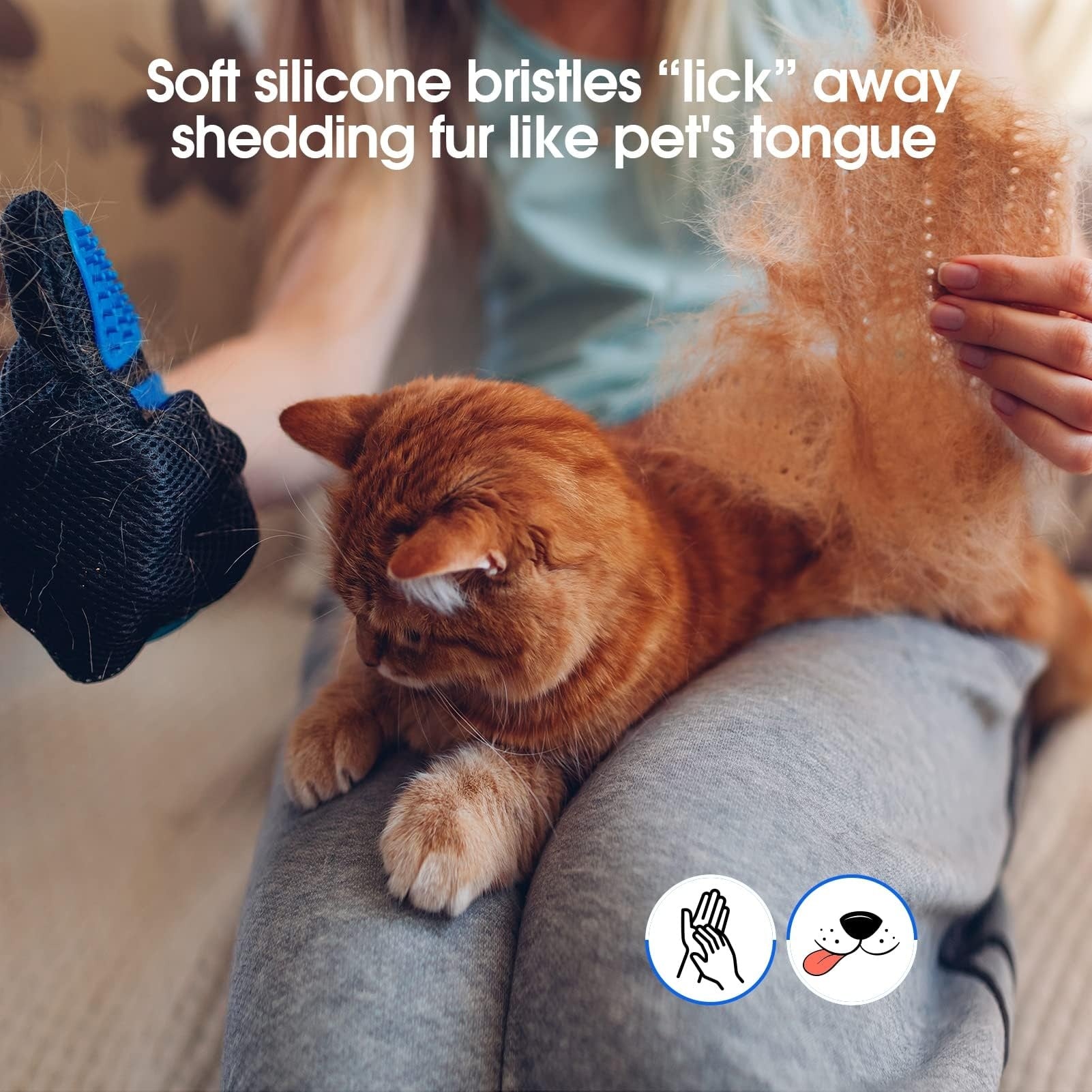 Efficient Pet Hair Remover Gloves