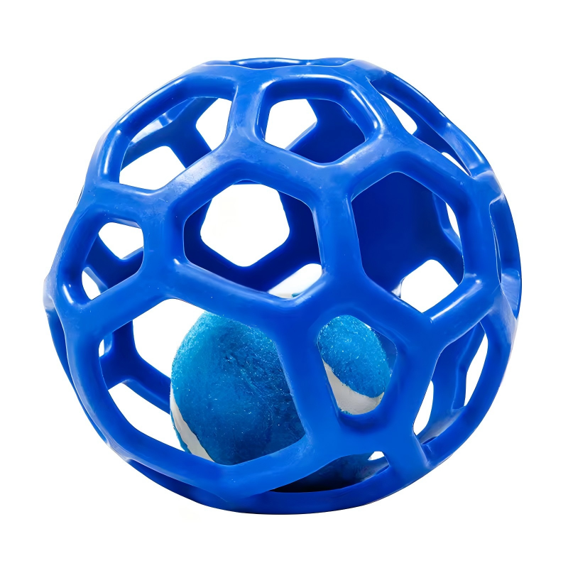 Wholesale Interactive Elastic TPR Plastic Dog Ball Bite Resistant Christmas Ball Design for Pet Movement & Playing Toys