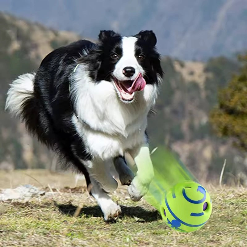 Super Sale Dog Toy Wobble Wag Giggle Ball Interactive Dog Attention Toy Fun Giggle Sounds When Rolled or Shaken Pets Know Best