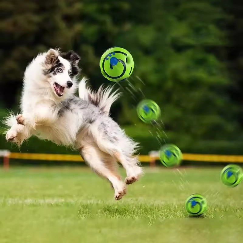 Super Sale Dog Toy Wobble Wag Giggle Ball Interactive Dog Attention Toy Fun Giggle Sounds When Rolled or Shaken Pets Know Best