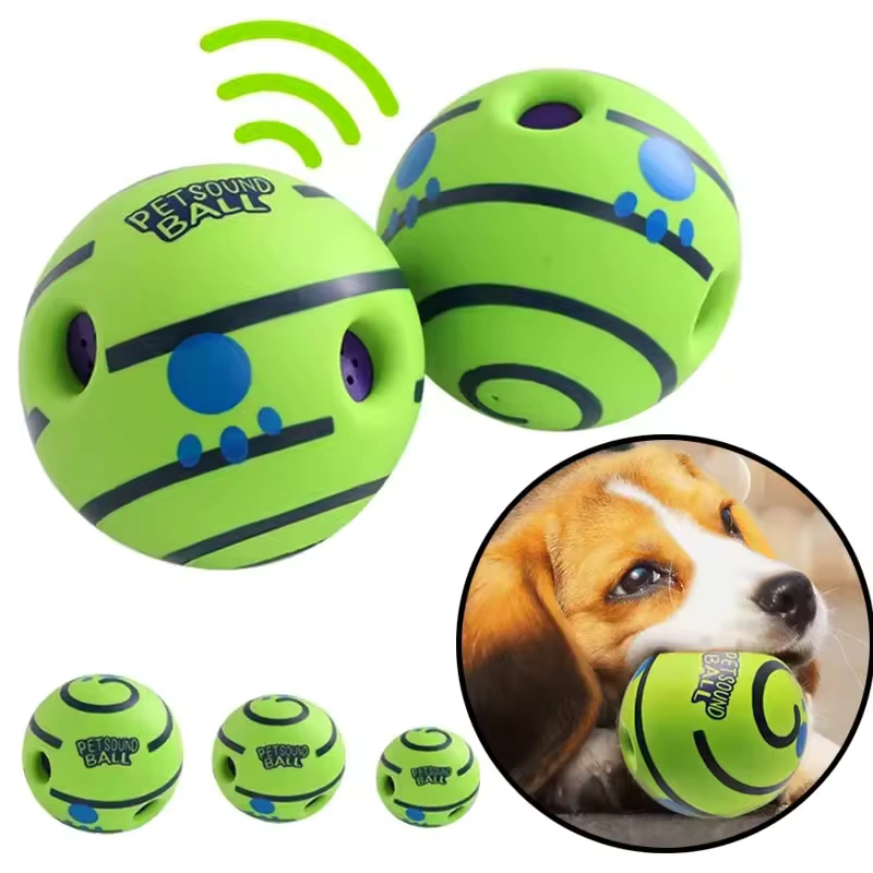 Super Sale Dog Toy Wobble Wag Giggle Ball Interactive Dog Attention Toy Fun Giggle Sounds When Rolled or Shaken Pets Know Best