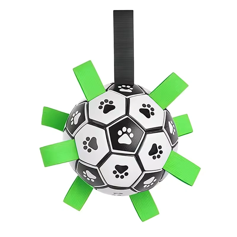 Interactive Dog Football Toy Soccer Ball Inflated Training Toy for Dogs Outdoor Border Collie Balls For Large Dogs Pet Supplies