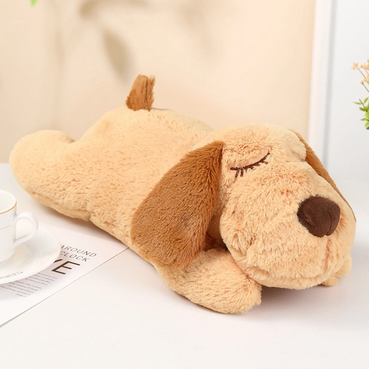 Puppy Heartbeat Stuffed Animal Toy, Dog Anxiety Toys Soothing Dog Crate Snuggle Sleep Aid Plush Comfort Toys