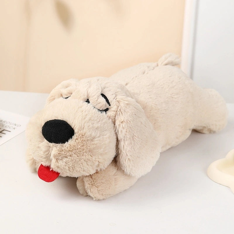 Puppy Heartbeat Stuffed Animal Toy, Dog Anxiety Toys Soothing Dog Crate Snuggle Sleep Aid Plush Comfort Toys