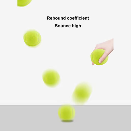 6.5cm Dog Toy Ball High-elastic Bite-resistant Tennis Dog Walking Toy Training Tennis Bite Molar Ball