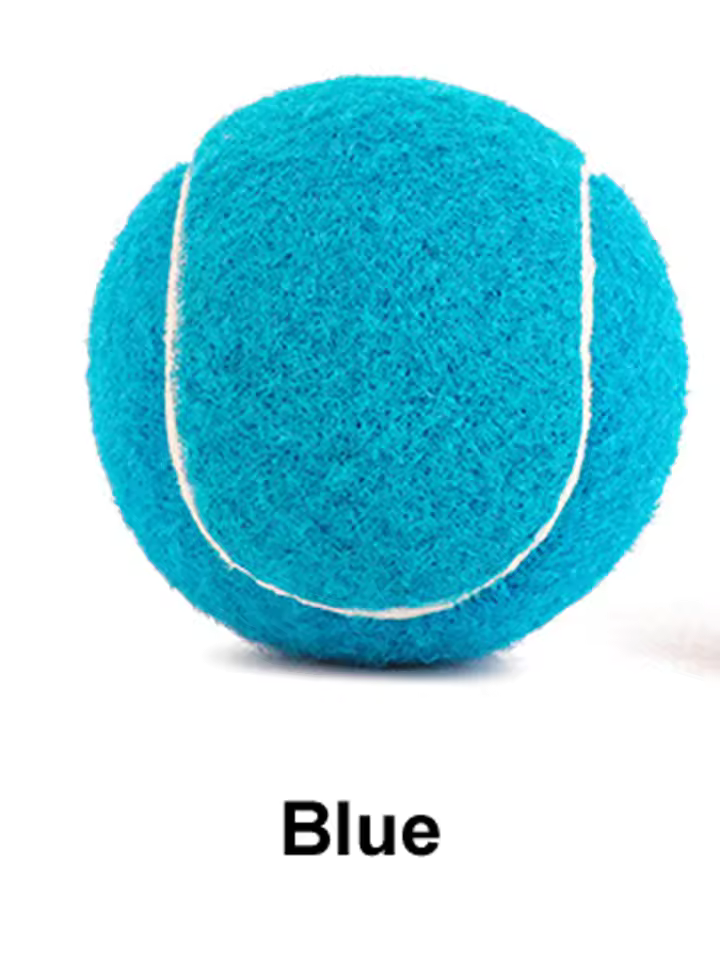 6.5cm Dog Toy Ball High-elastic Bite-resistant Tennis Dog Walking Toy Training Tennis Bite Molar Ball