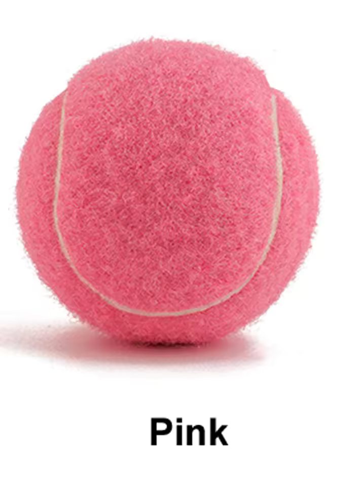 6.5cm Dog Toy Ball High-elastic Bite-resistant Tennis Dog Walking Toy Training Tennis Bite Molar Ball